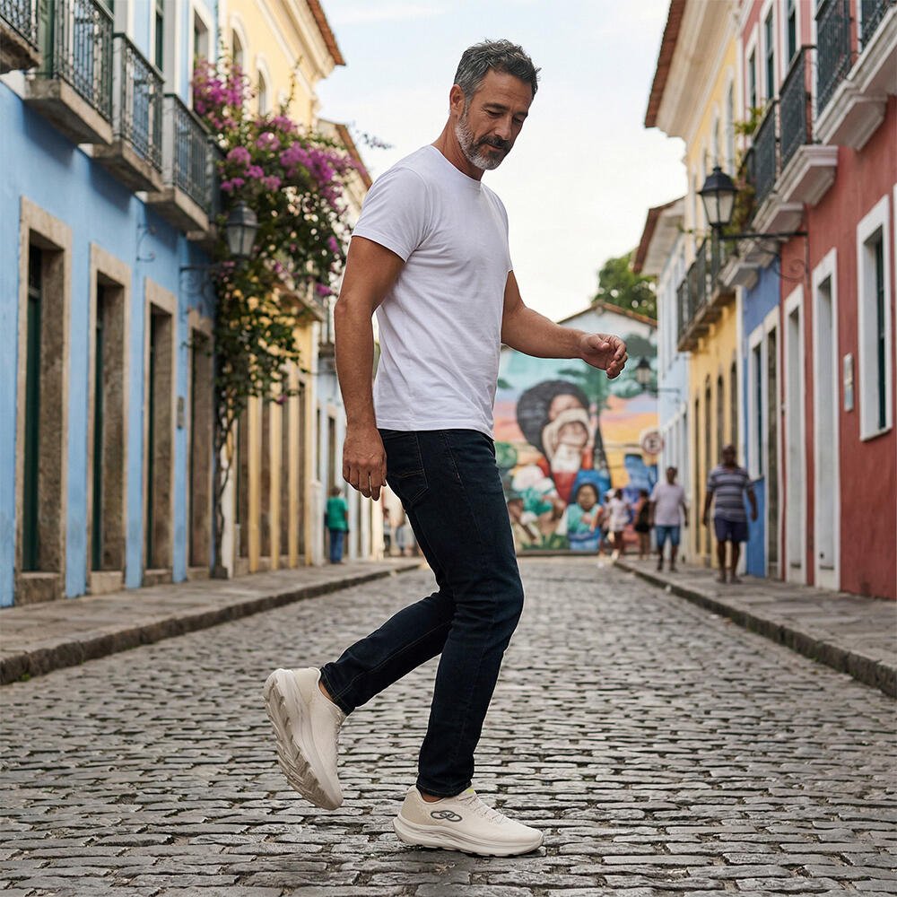 TÊNIS MASCULINO INDEX 4 OLYMPIKUS 43376462 Marfim 2