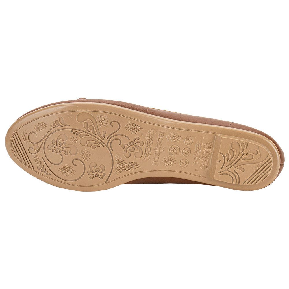 SAPATILHA FEMININA FLAT MOLECA 50271498 Marrom 4