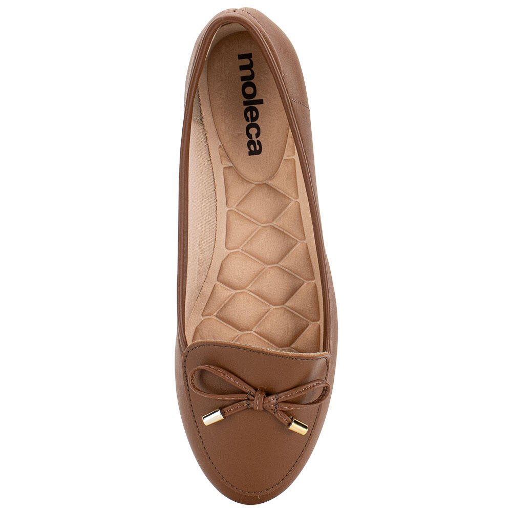 SAPATILHA FEMININA FLAT MOLECA 50271498 Marrom 5