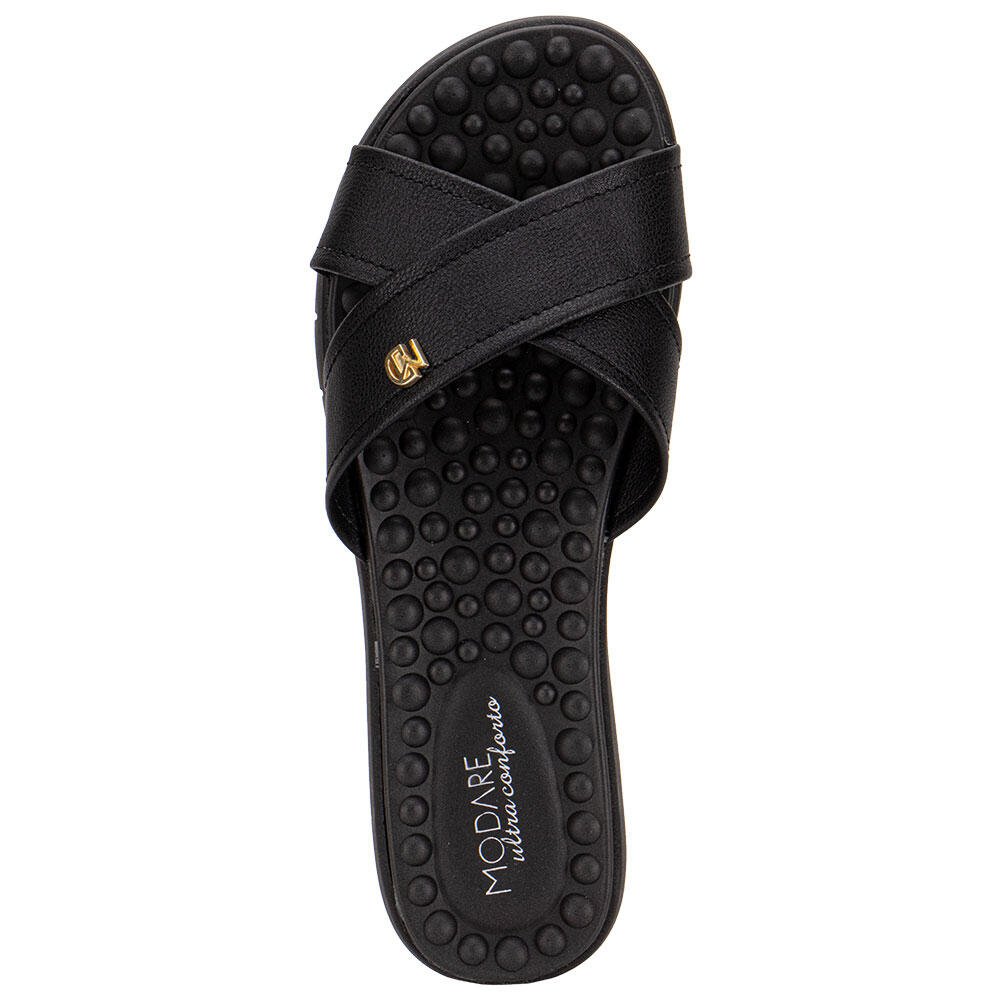 TAMANCO FEMININO FLAT MODARE 7162329 Preto 5