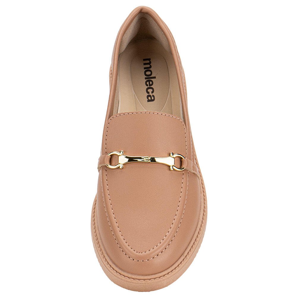 MOCASSIM FEMININO MOLECA 5836101 Bege 5