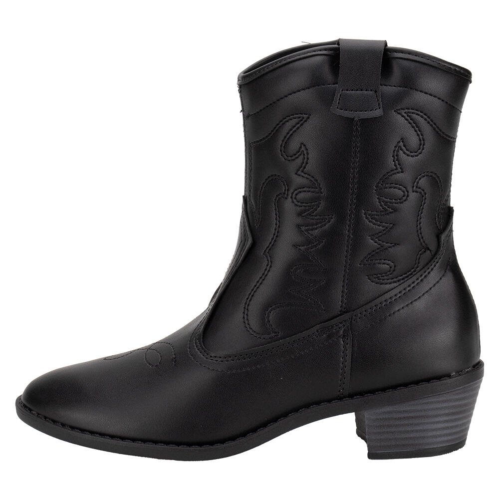 BOTA FEMININA COUNTRY CANO BAIXO MOLECA 5353201 Preto 3