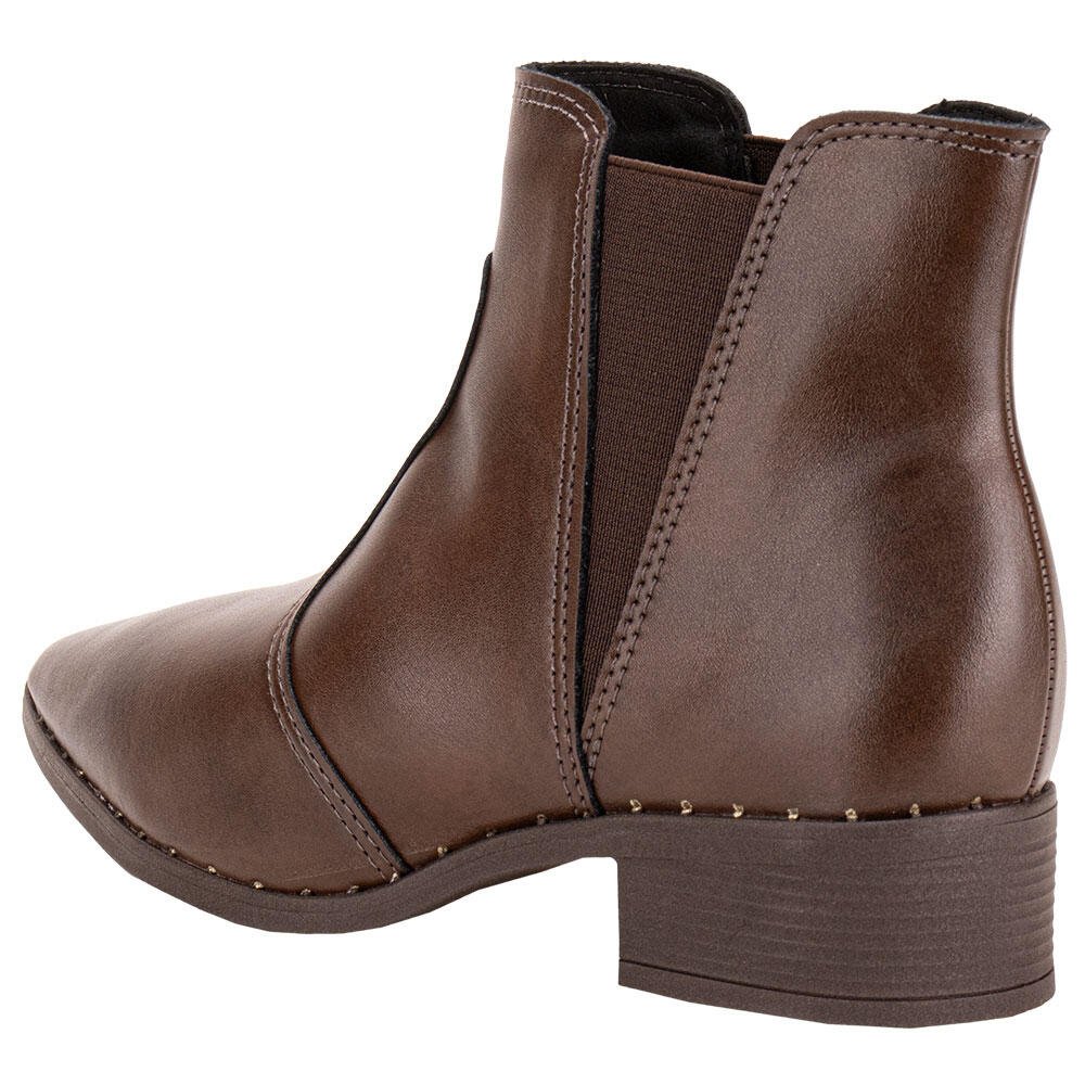 BOTA FEMININA CANO BAIXO BEIRA RIO 9091200 Marrom 3
