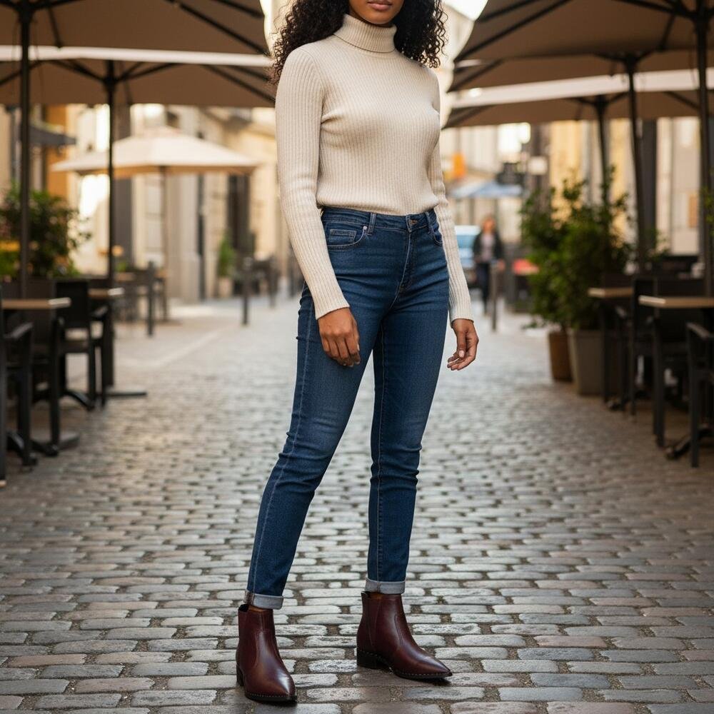 BOTA FEMININA CANO BAIXO BEIRA RIO 9091200 Vinho 2