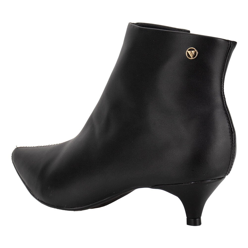 BOTA FEMININA CANO BAIXO VIA UNO 251693 Preto 3