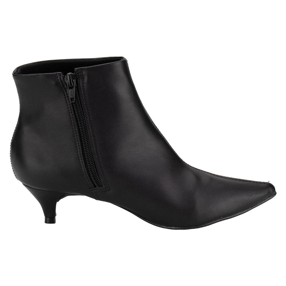 BOTA FEMININA CANO BAIXO VIA UNO 251693 Preto 4