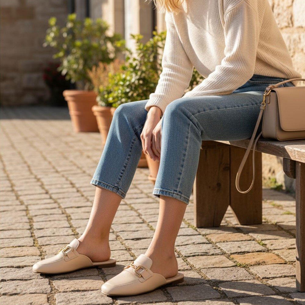 SAPATO FEMININO MULE BEIRA RIO 4323100 Bege 2