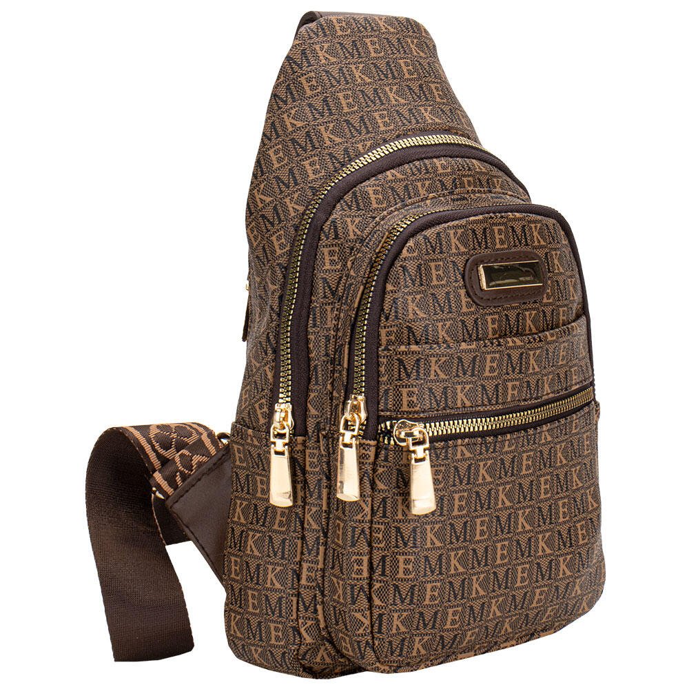 MOCHILA FEMININA POCHETE FUCECO WBFV84289 Marrom 3