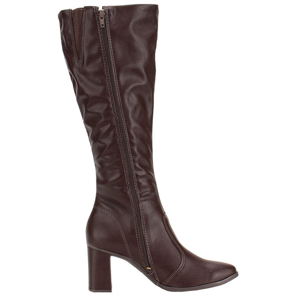 BOTA FEMININA CANO ALTO MISSISSIPI J0841 Marrom 5