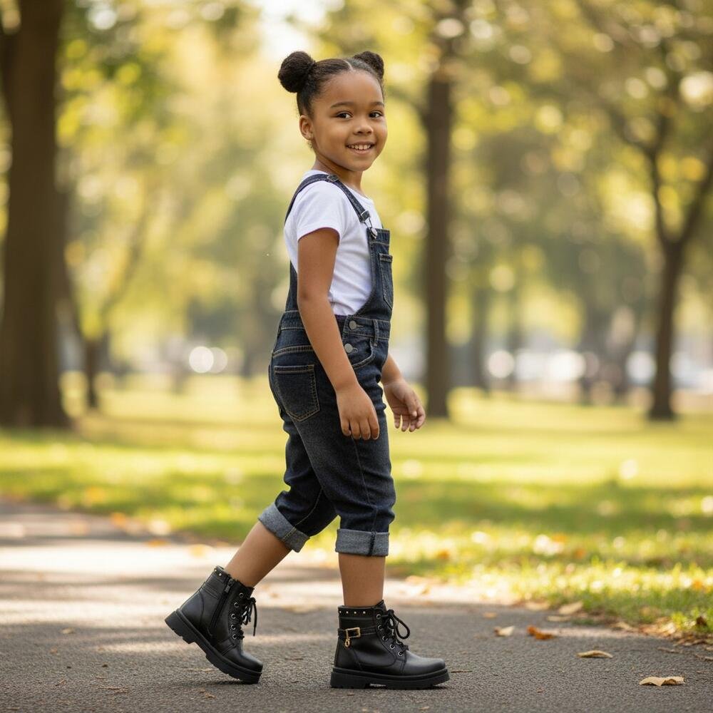 BOTA INFANTIL COTURNO LILY KIDS 16044 Preto 2