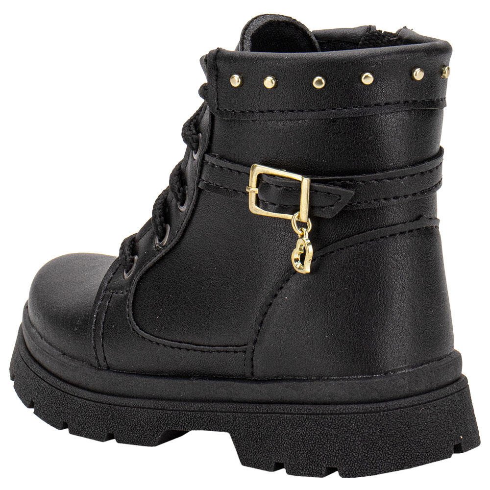 BOTA INFANTIL COTURNO LILY KIDS 16044 Preto 3