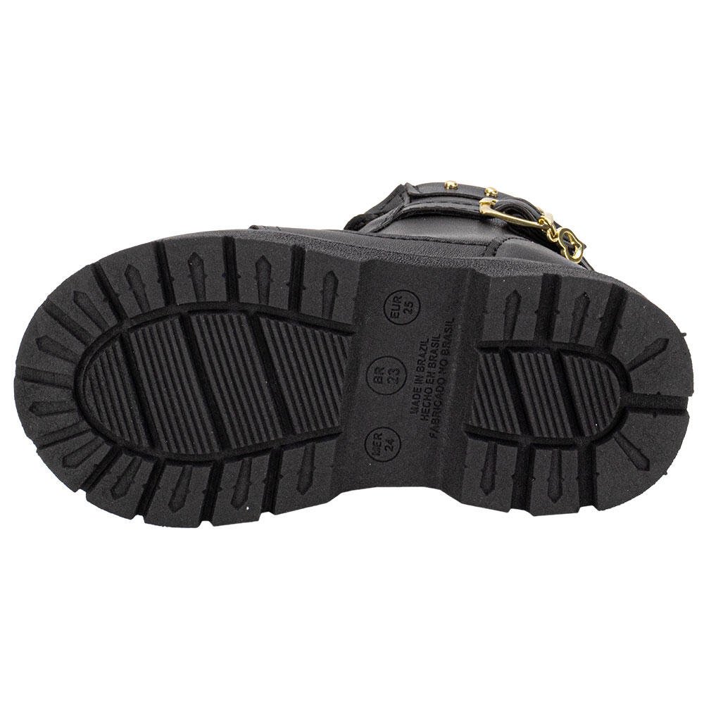 BOTA INFANTIL COTURNO LILY KIDS 16044 Preto 4