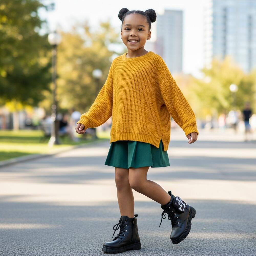 BOTA INFANTIL COTURNO BAG NILQI 151010 Preto 2