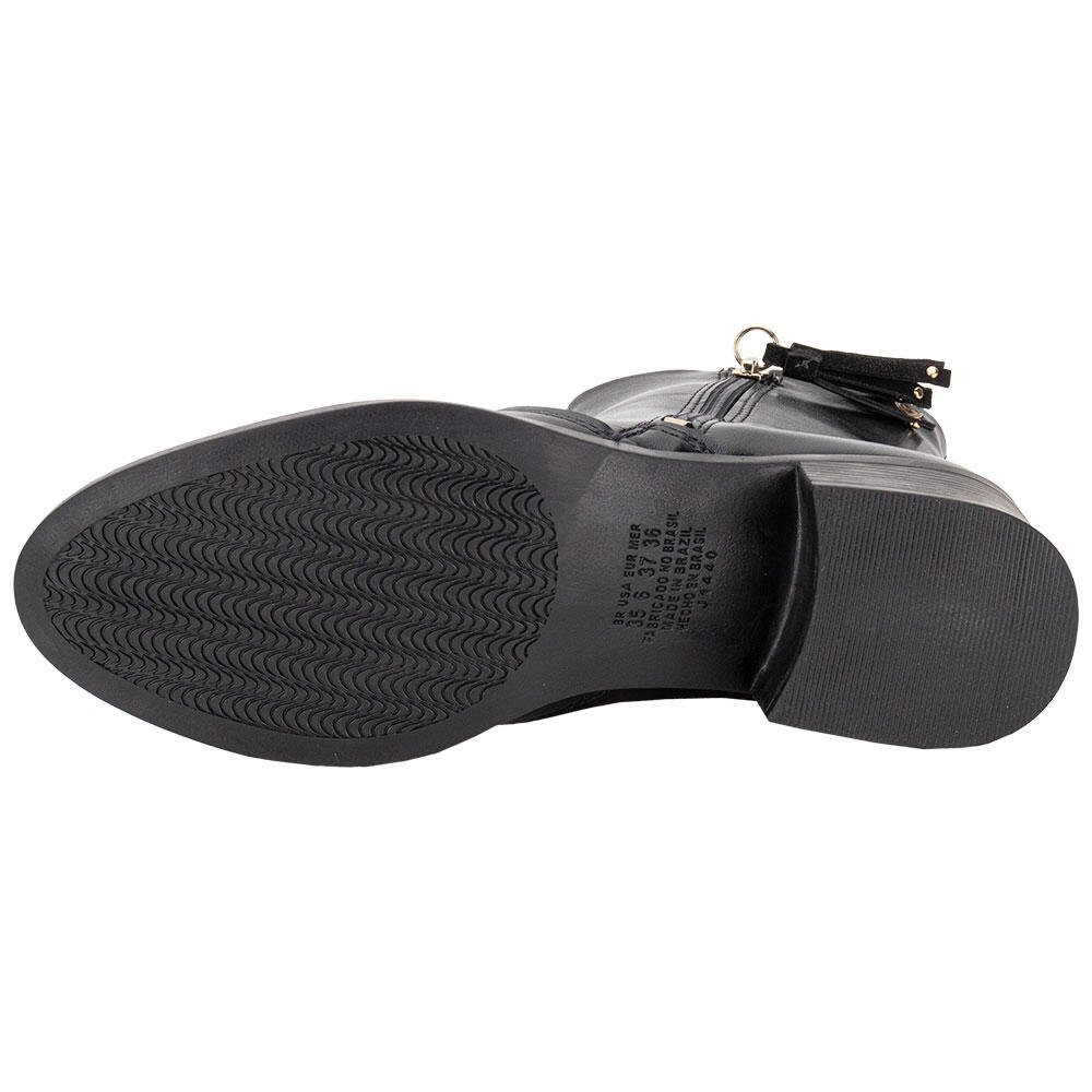 BOTA FEMININA CANO BAIXO MISSISSIPI J1442 Preto 4