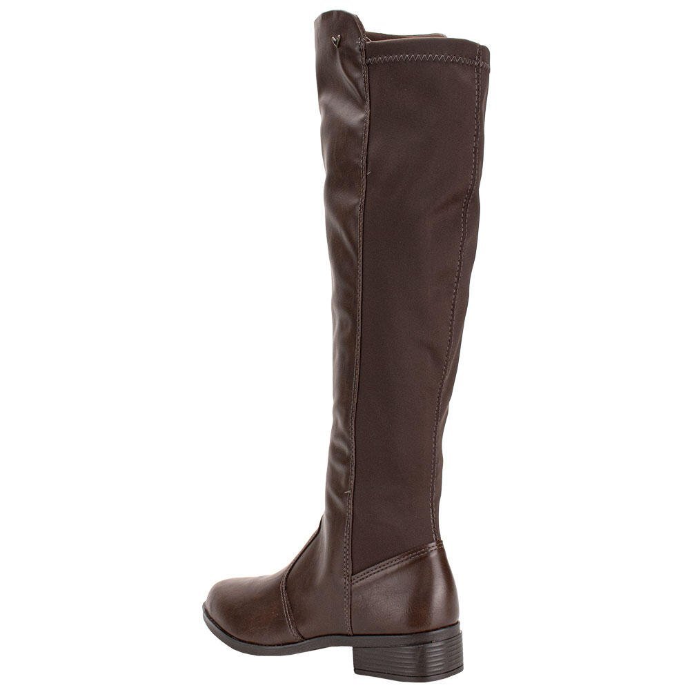 BOTA FEMININA CANO ALTO MISSISSIPI J1092 Marrom 2