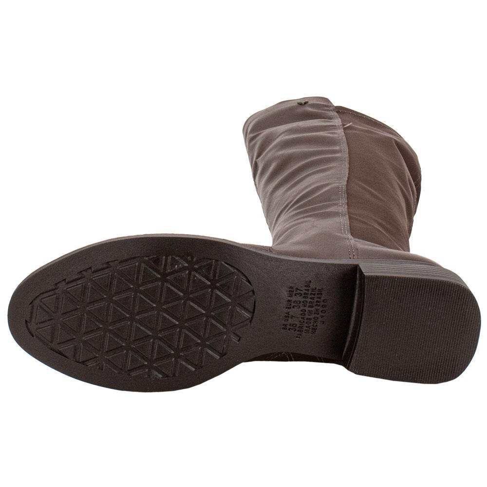 BOTA FEMININA CANO ALTO MISSISSIPI J1092 Marrom 3