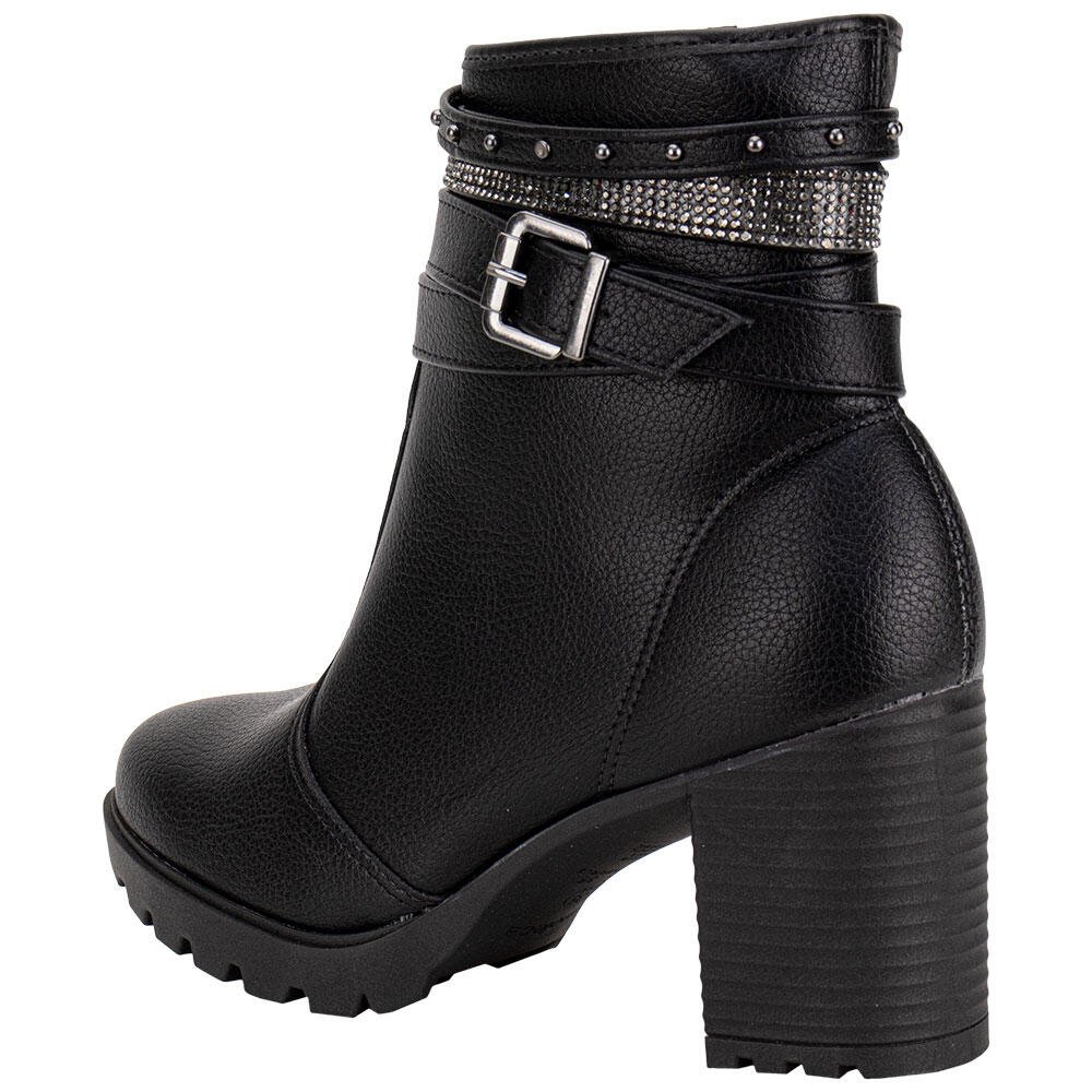 BOTA FEMININA CANO BAIXO MOLECA 5348103 Preto 3