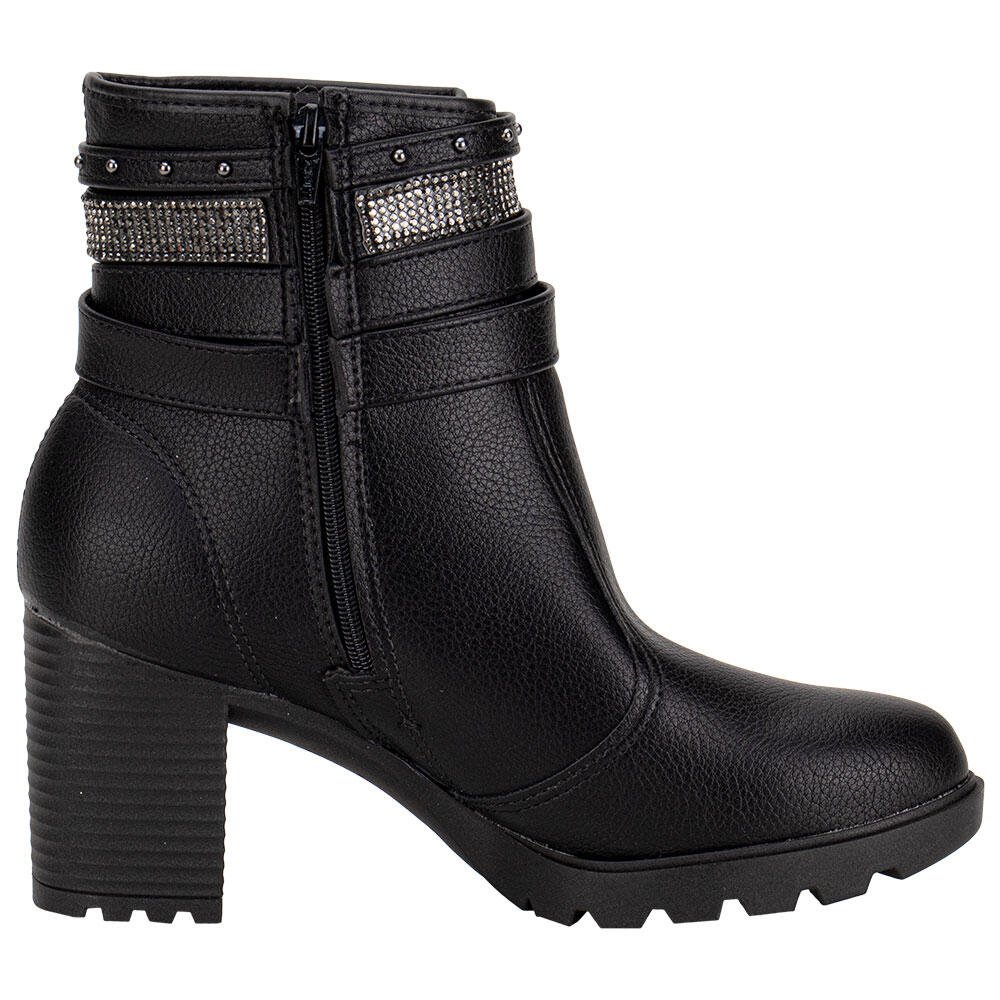 BOTA FEMININA CANO BAIXO MOLECA 5348103 Preto 5