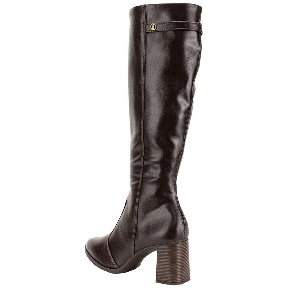 BOTA FEMININA CANO ALTO DAKOTA D2163 Marrom 3