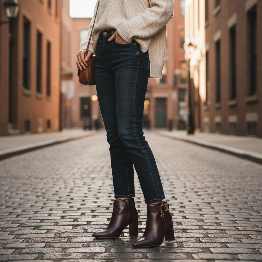 BOTA FEMININA CANO BAIXO VIZZANO 3105105 Vinho 2