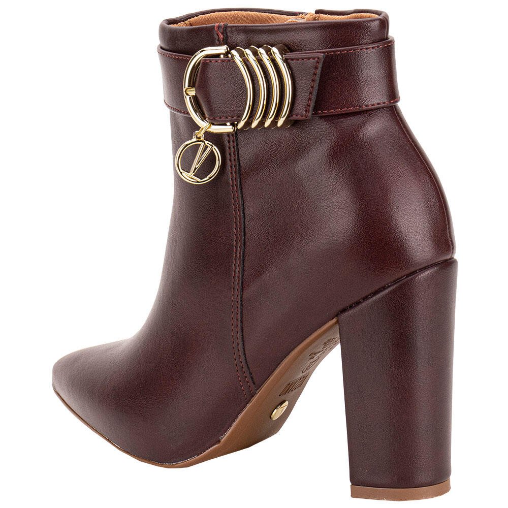 BOTA FEMININA CANO BAIXO VIZZANO 3105105 Vinho 3