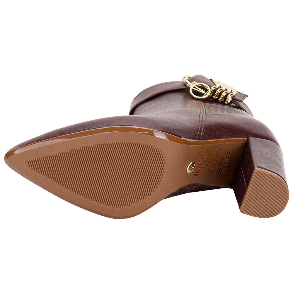 BOTA FEMININA CANO BAIXO VIZZANO 3105105 Vinho 4