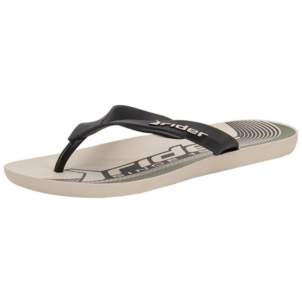 CHINELO MASCULINO FEEL URBAN RIDER 12318 Bege/Preto 3