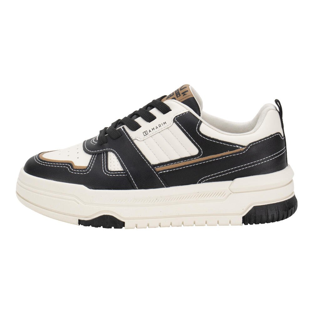 TÊNIS FEMININO CASUAL RAMARIM 2694102 Preto/Bege 3