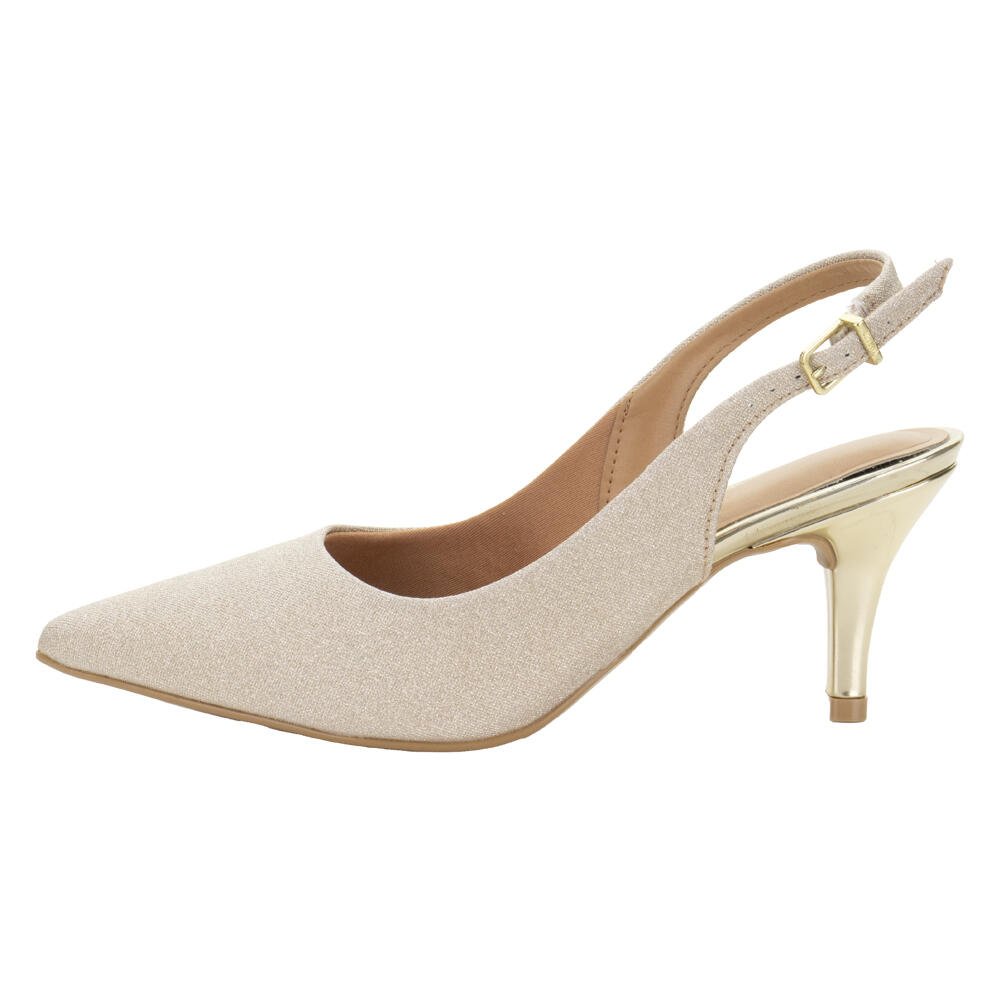 SCARPIN FEMININO SALTO FINO VIZZANO 1185700A Dourado 3