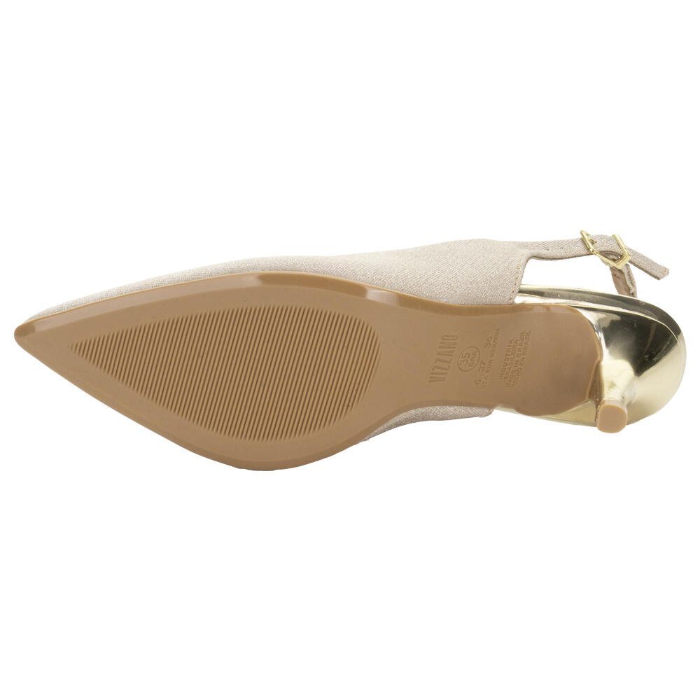 SCARPIN FEMININO SALTO FINO VIZZANO 1185700A Dourado 5
