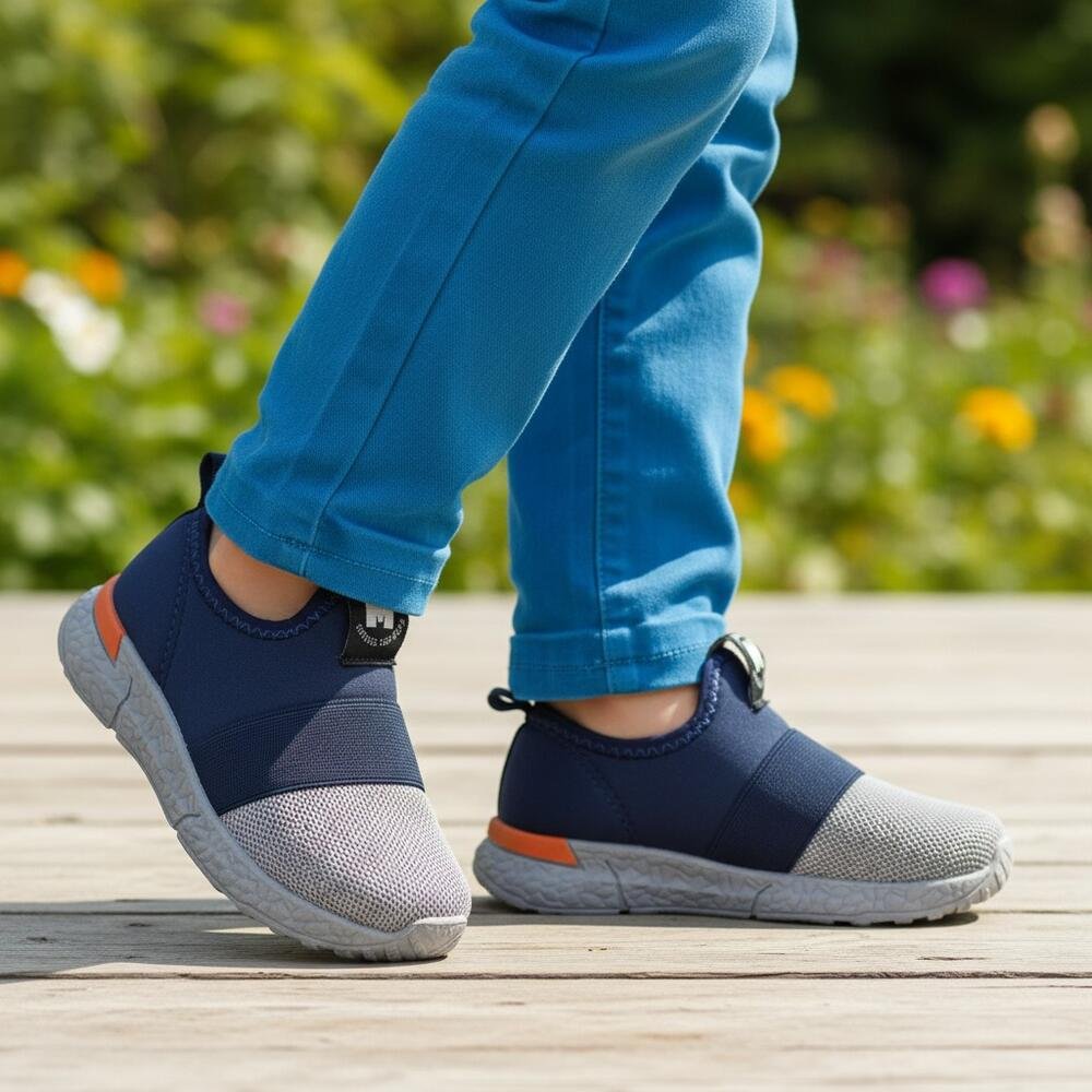 TÊNIS INFANTIL SLIP ON MOLEKINHO 2609131 Azul/Cinza 2