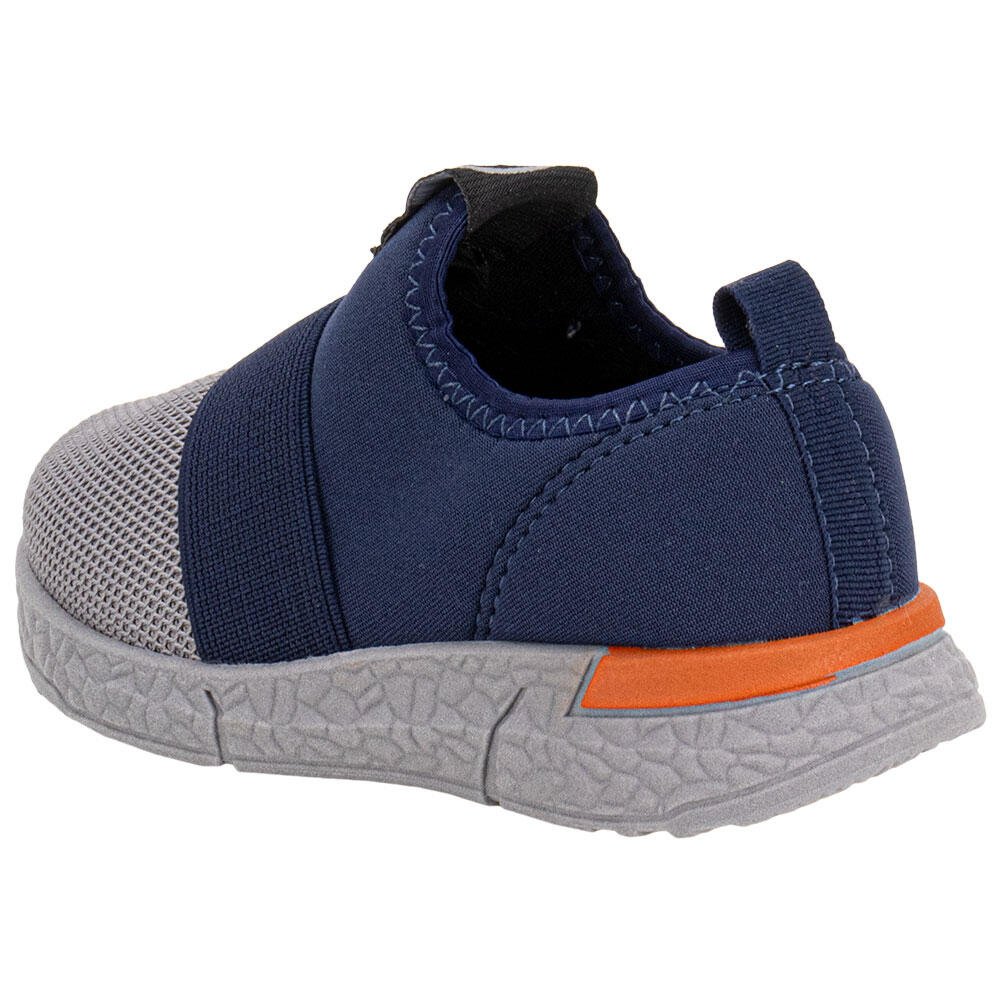 TÊNIS INFANTIL SLIP ON MOLEKINHO 2609131 Azul/Cinza 3