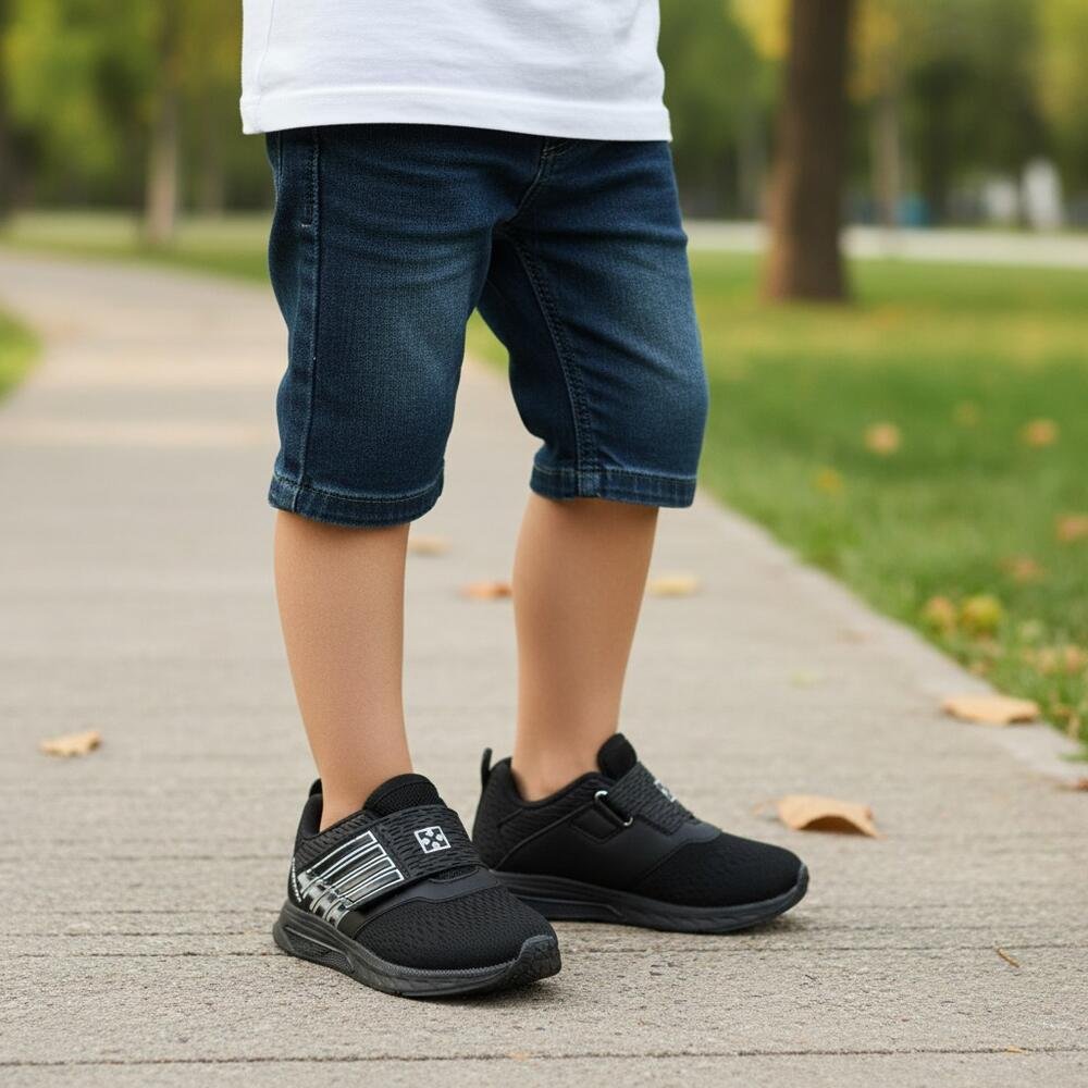 TÊNIS INFANTIL ZEUZ 115NX Preto/Cinza 2