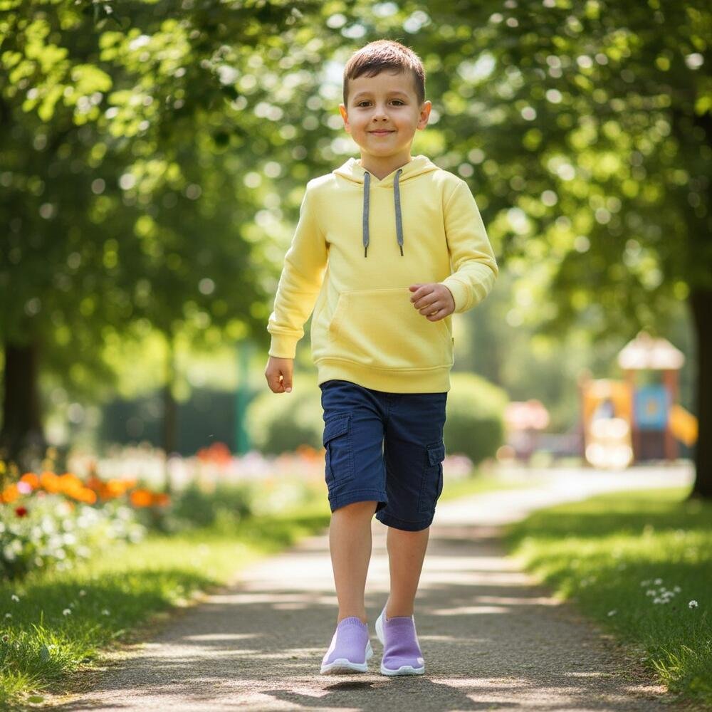 TÊNIS INFANTIL SLIP ON STYLE DIVERSÃO DI1993 Lilás 2