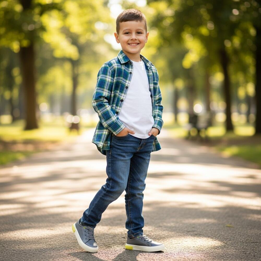 TÊNIS INFANTIL BABY CASEY DIVERSÃO DI2372 Cinza 2