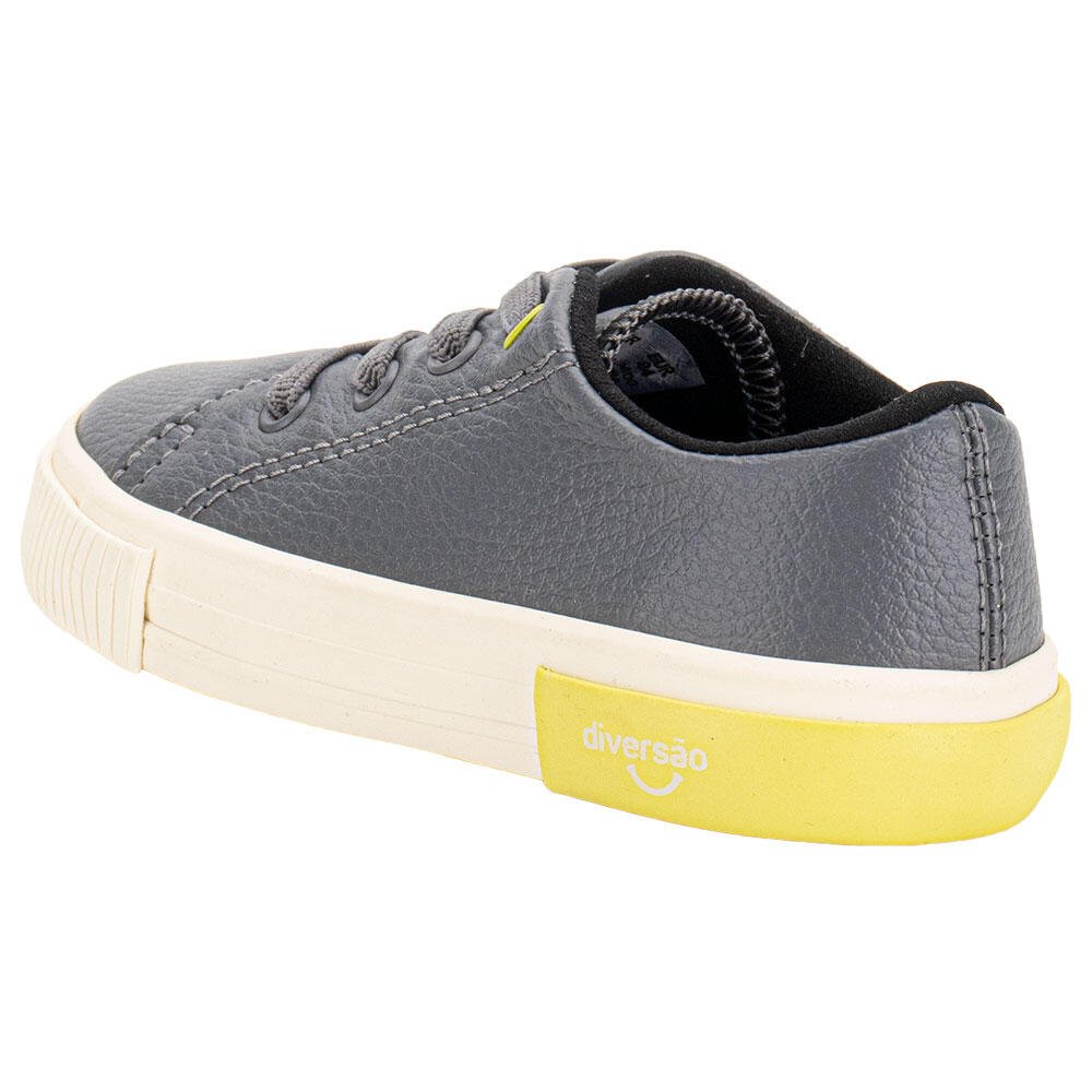 TÊNIS INFANTIL BABY CASEY DIVERSÃO DI2372 Cinza 3