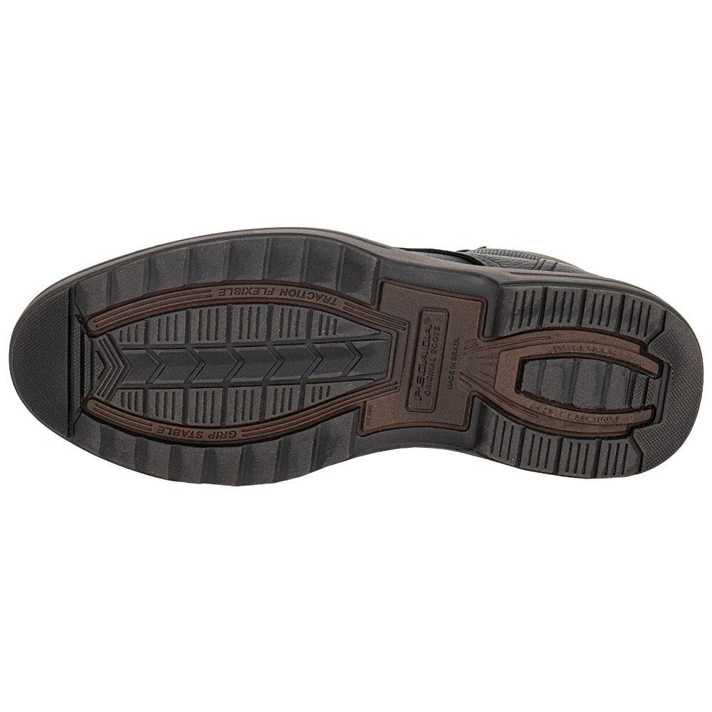 BOTA MASCULINA COTURNO PEGADA 181802 Preto 4