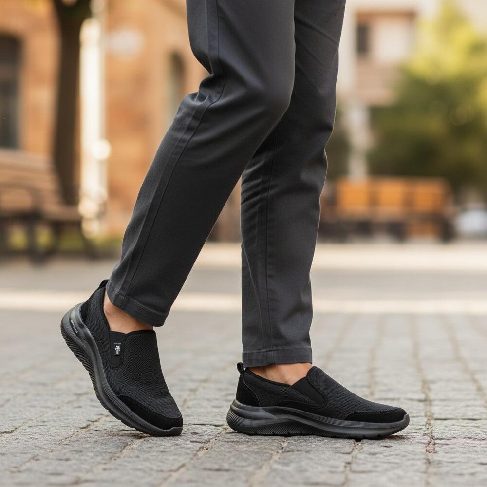 TÊNIS MASCULINO SLIP ON BRSPORT 60000103 Preto 2