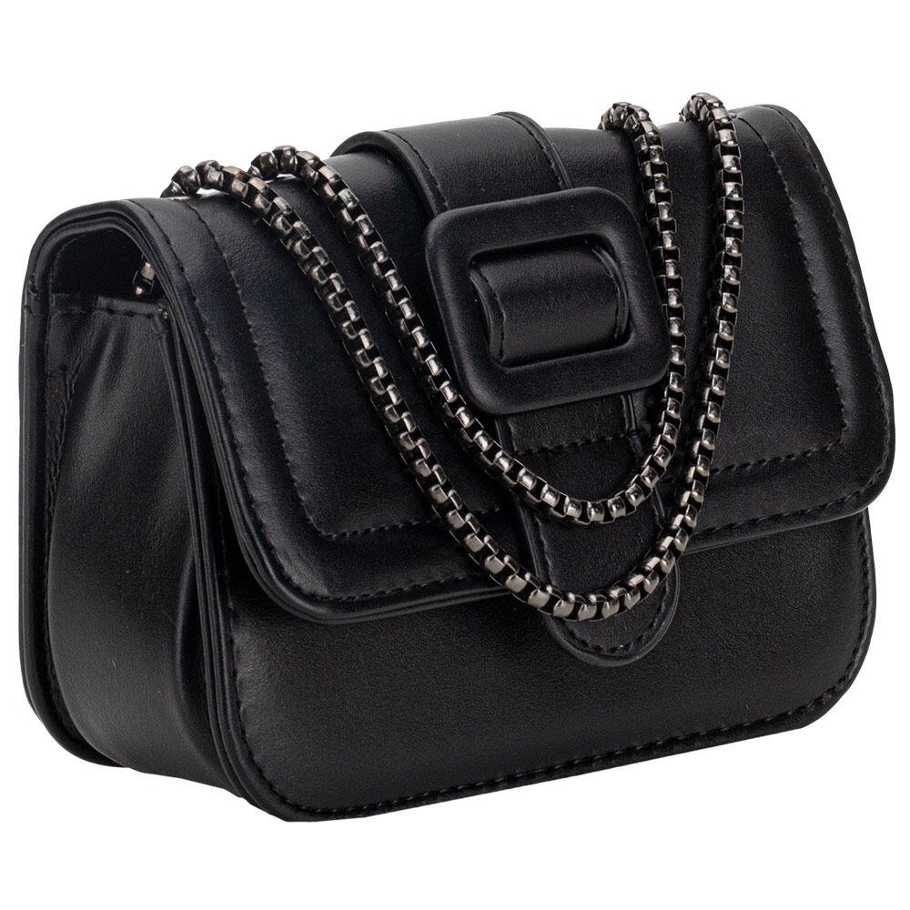BOLSA FEMININA TRANSVERSAL PEQUENA H.E Q9812 Preto 3