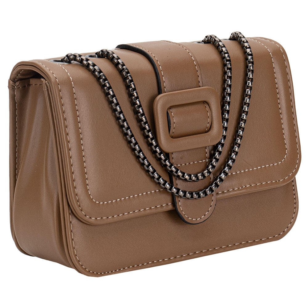 BOLSA FEMININA TRANSVERSAL H.E Q9812 Camel 3