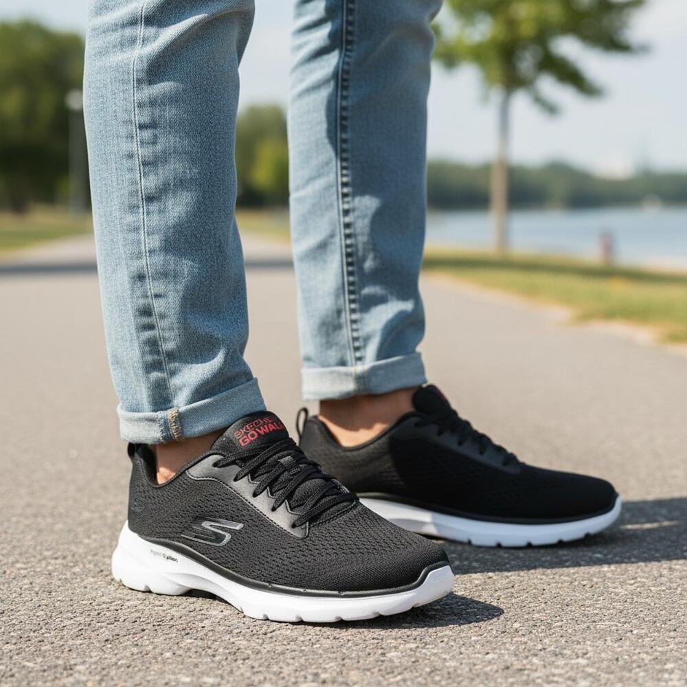 Tênis Masculino Go Walk 6 Av Preto 2