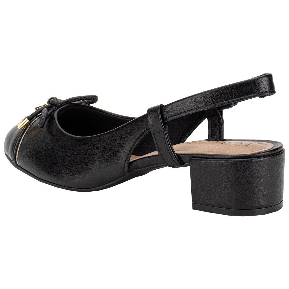 SCARPIN FEMININO SALTO GROSSO BEIRA RIO 4301115 Preto 3
