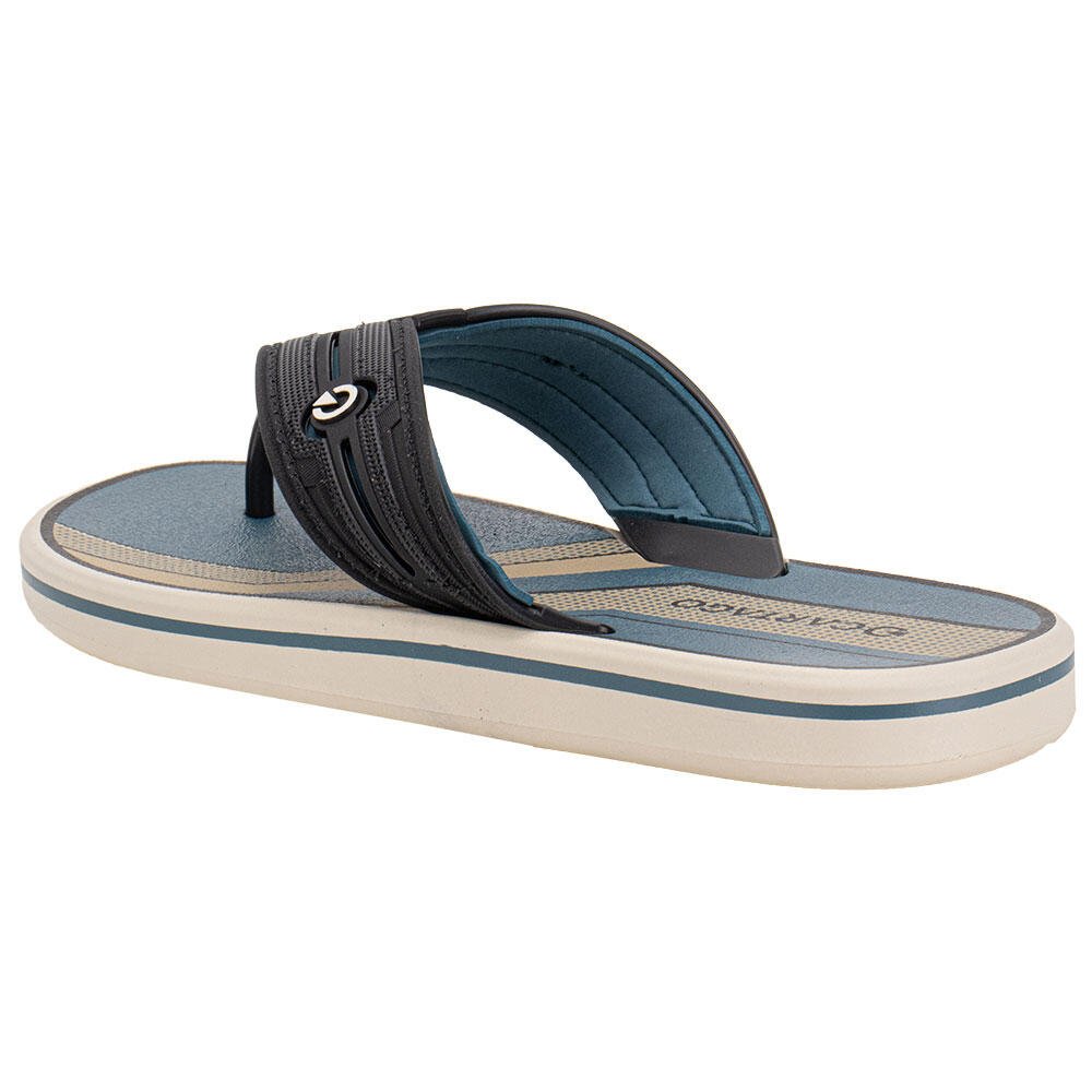 CHINELO MASCULINO PALERMO III CARTAGO BY010 Preto/Azul 4