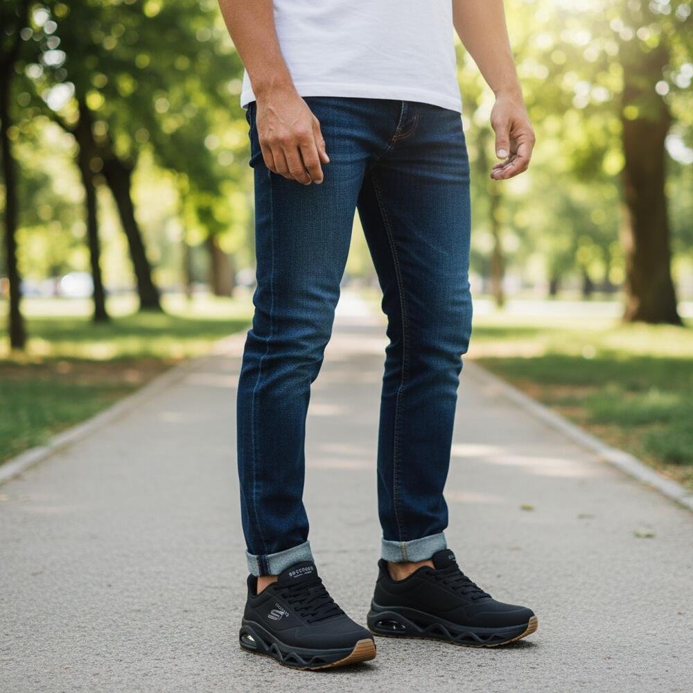 SENTIR O MELHOR É UNO GLIDE SKECHERS 183420 Preto 2
