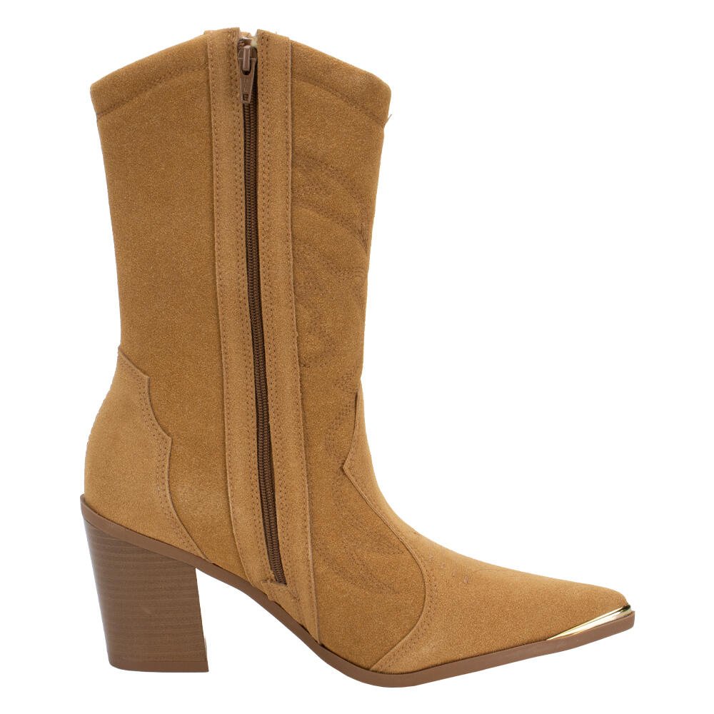 BOTA FEMININA COUNTRY CANO MÉDIO VIZZANO 3113101A Bege 5
