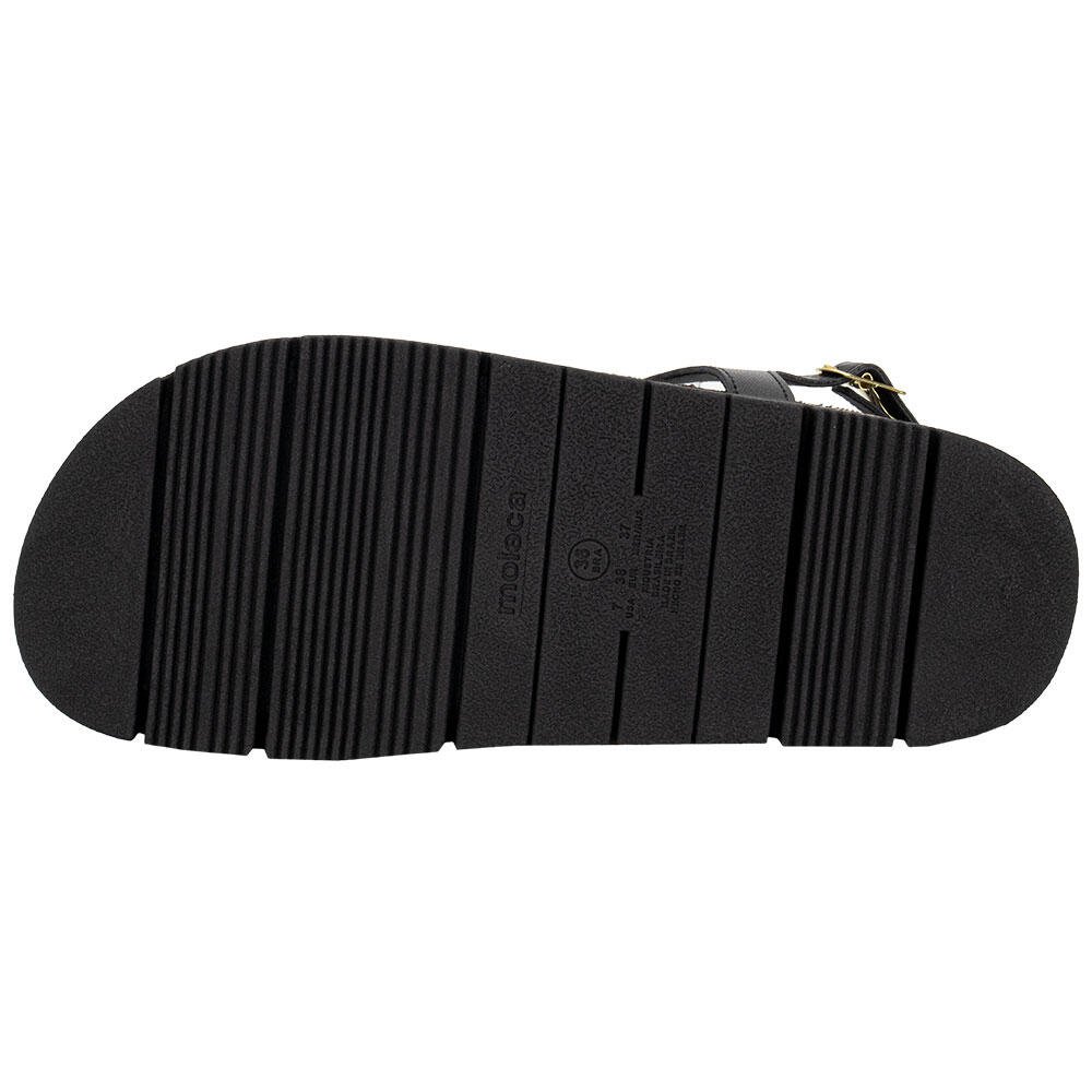 SANDÁLIA FEMININA FLAT MOLECA 5513110 Preto 4