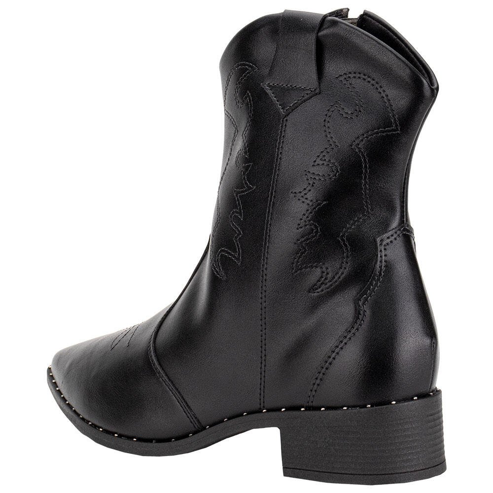 BOTA FEMININA COUNTRY CANO BAIXO BEIRA RIO 9091201 Preto 3