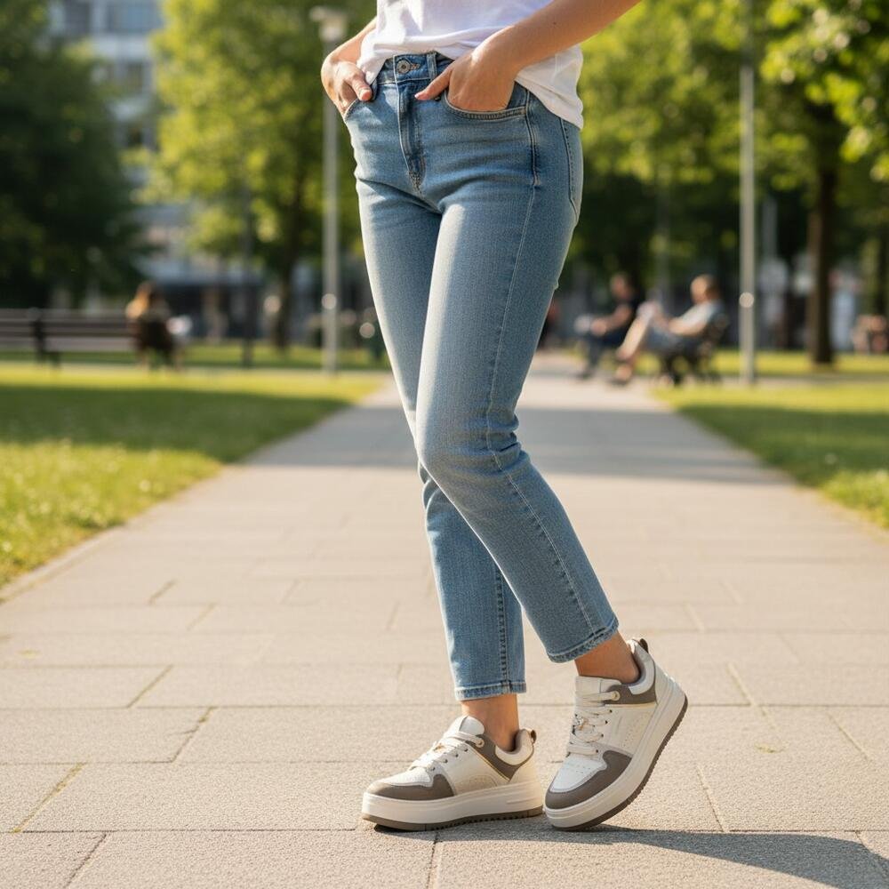 TÊNIS FEMININO CASUAL VIA MARTE 306004 Bege 2