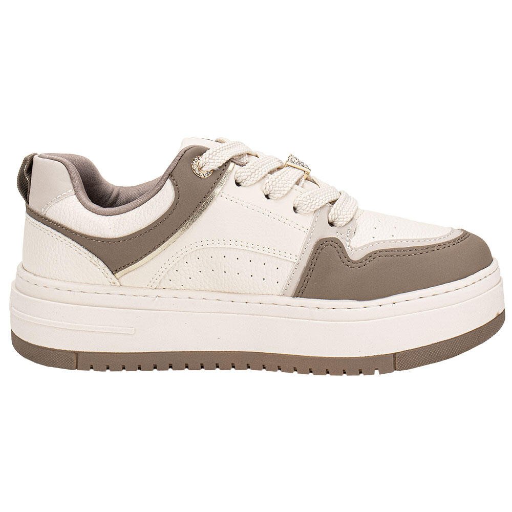 TÊNIS FEMININO CASUAL VIA MARTE 306004 Bege 5