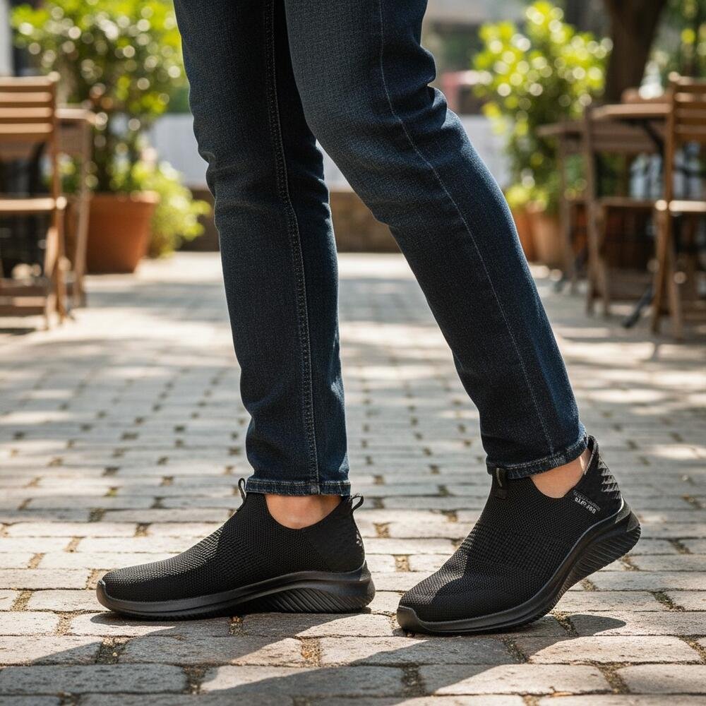 TÊNIS MASCULINO ULTRA FLEX 3.0 SKECHERS 232451 Preto 2